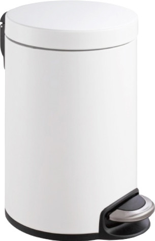 Урна для мусора BINELE Lux 20 литров (белая)