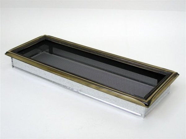 Вентиляционная решетка для камина Kratki 17х49 рустик 49R