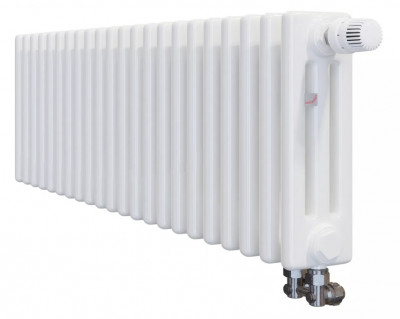 Стальной трубчатый радиатор 3-колончатый Zehnder Charleston Completto 3037/22/V001/RAL 9016