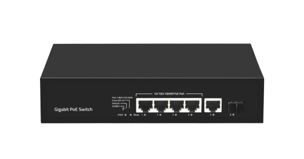 Коммутатор GIGALINK, GL-SW-G005-04P(BT)