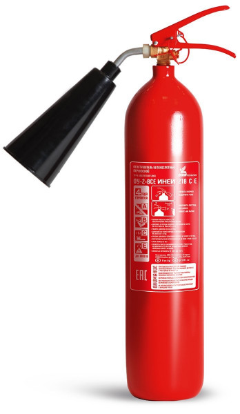 Огнетушитель углекислотный, переносной ОУ-2 ИНЕЙ