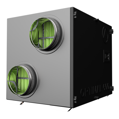 Приточно-вытяжная вентиляционная установка 500 DOSPEL OPTIMAL 600 by-pass