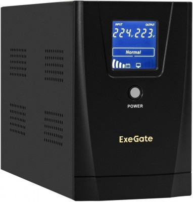 ИБП ExeGate SpecialPro Smart LLB-2200.LCD.AVR.1SH.2C13.RJ.USB