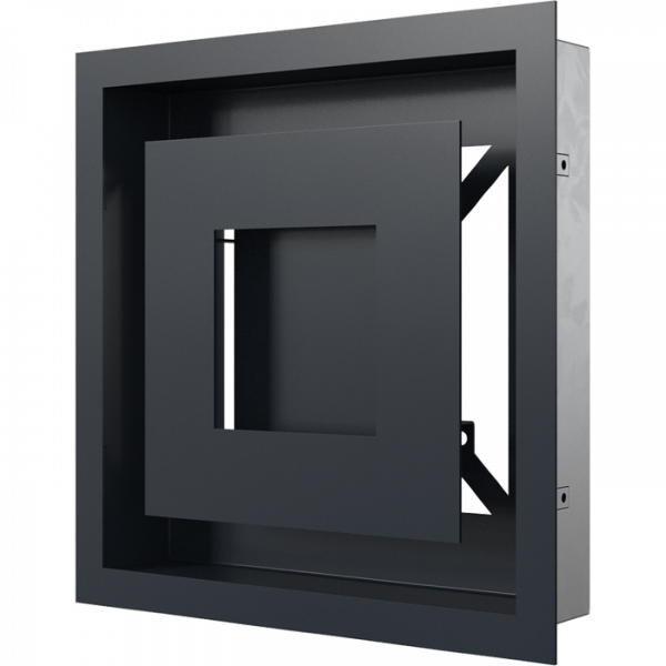 Вентиляционная решетка Kratki WIND Графитовая 22х22