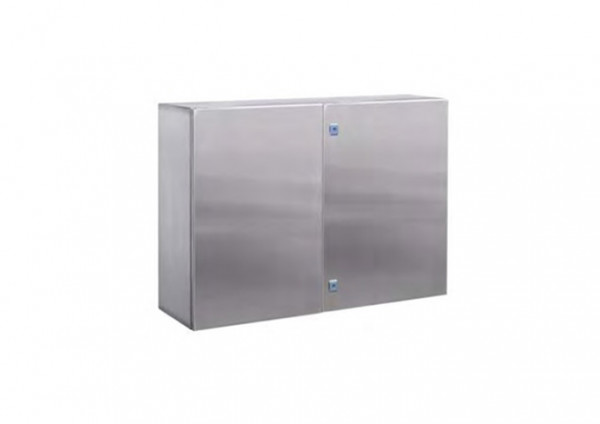 Шкаф электротехнический настенный DKC RAM block, IP55, 600х800х300 мм (ВхШхГ), дверь: двойная распашная, металл, корпус: aisi 304, с фланцем, (R5CEF06831)