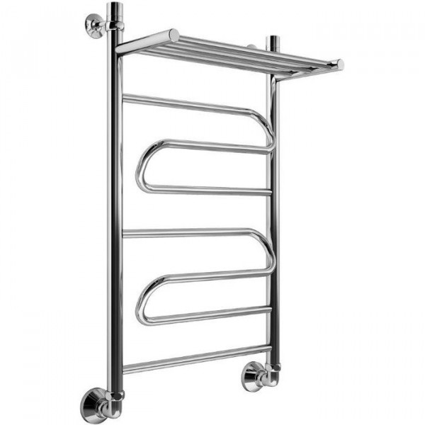 Водяной полотенцесушитель Маргроид Вид 1 с полкой 100*40