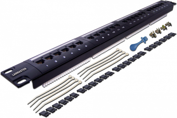 Патч-панель Lanmaster LAN-PPL24U6