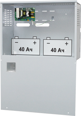 Источник вторичного электропитания резервированный СКАТ-1200У исп. 5000 (СКАТ ИБП-12/6,5-2x40) (98)