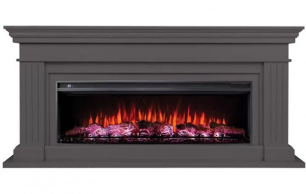 Линейный электрокамин Real-Flame Ontario 52 с очагом Joker 52