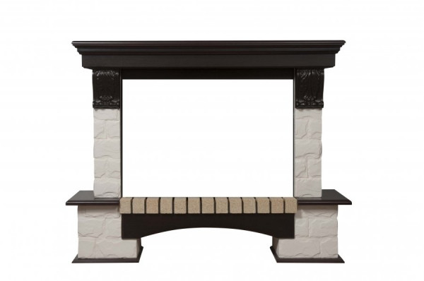 Широкий портал Firelight Forte 30S Белый/Темный дуб