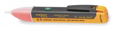 Детектор FLUKE VoltAlert, кабельный, питание: батарейки, корпус: пластик, с диапазоном низкого напряжения, (2433021)