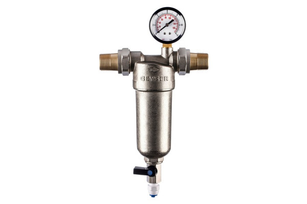 Магистральный фильтр с присоединительным диаметром 3/4" Гейзер фильтр Бастион 122 3/4"