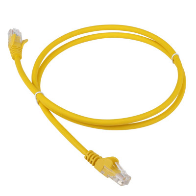 Шнур коммутационный Lanmaster, кат. 6, неэкр., UTP, RJ45/RJ45, d 0,51, 7м, LSZH, AWG24, жёлтый, (LAN-PC45/U6-7.0-YL)