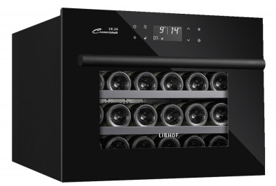 Встраиваемый винный шкаф 22-50 бутылок Libhof CK-24 Black
