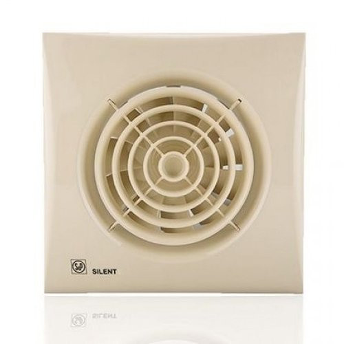 Вытяжка для ванной диаметр 120 мм Soler & Palau SILENT-200 CZ IVORY