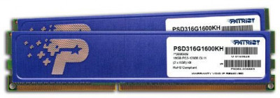 Оперативная память 16Gb DDR-III 1600MHz Patriot Signature (PSD316G1600KH) (2x8Gb KIT)