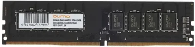 Оперативная память 16Gb DDR4 2666MHz QUMO (QUM4U-16G2666P19)