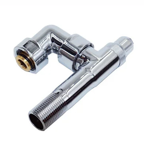 Вентиль поворотный угловой с кранами Ника LX -8205 3/4г - 1/2ш