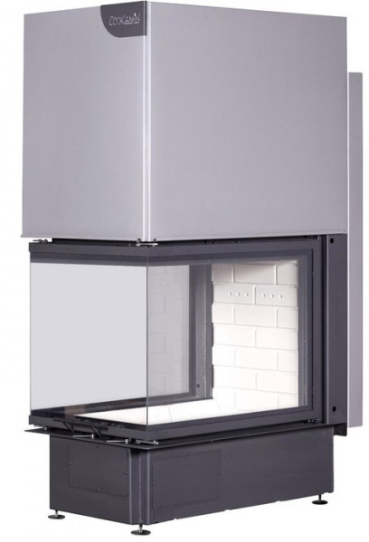 Трёхсторонняя дровяная топка ЭКОКАМИН Дельта 700 принтинг