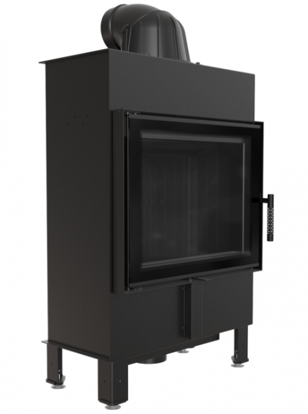 Фронтальная дровяная топка Kratki LUCY/12/SLIM черная футеровка