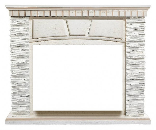 Широкий портал Firelight Porto 25 Белый/Белёный дуб